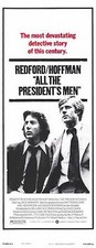 ALL THE PRESIDENT'S MEN Movie POSTER 14x36 Insert Dominic Chianese David Arkin