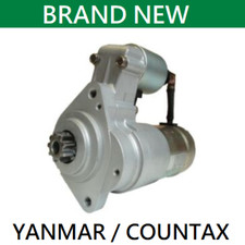 New Starter Motor 12v S114-851 YANMAR / Countax Lawn Mower D1850 118400-77020 