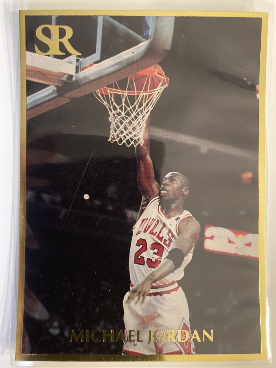 NBA Michael Jordan ジャージカード Michael Jordan Sports Report MCS Publications Gold Border