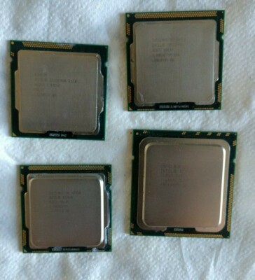 Lot of 4PCs Intel G530, X3450, G6951, E5640 CPU Processor