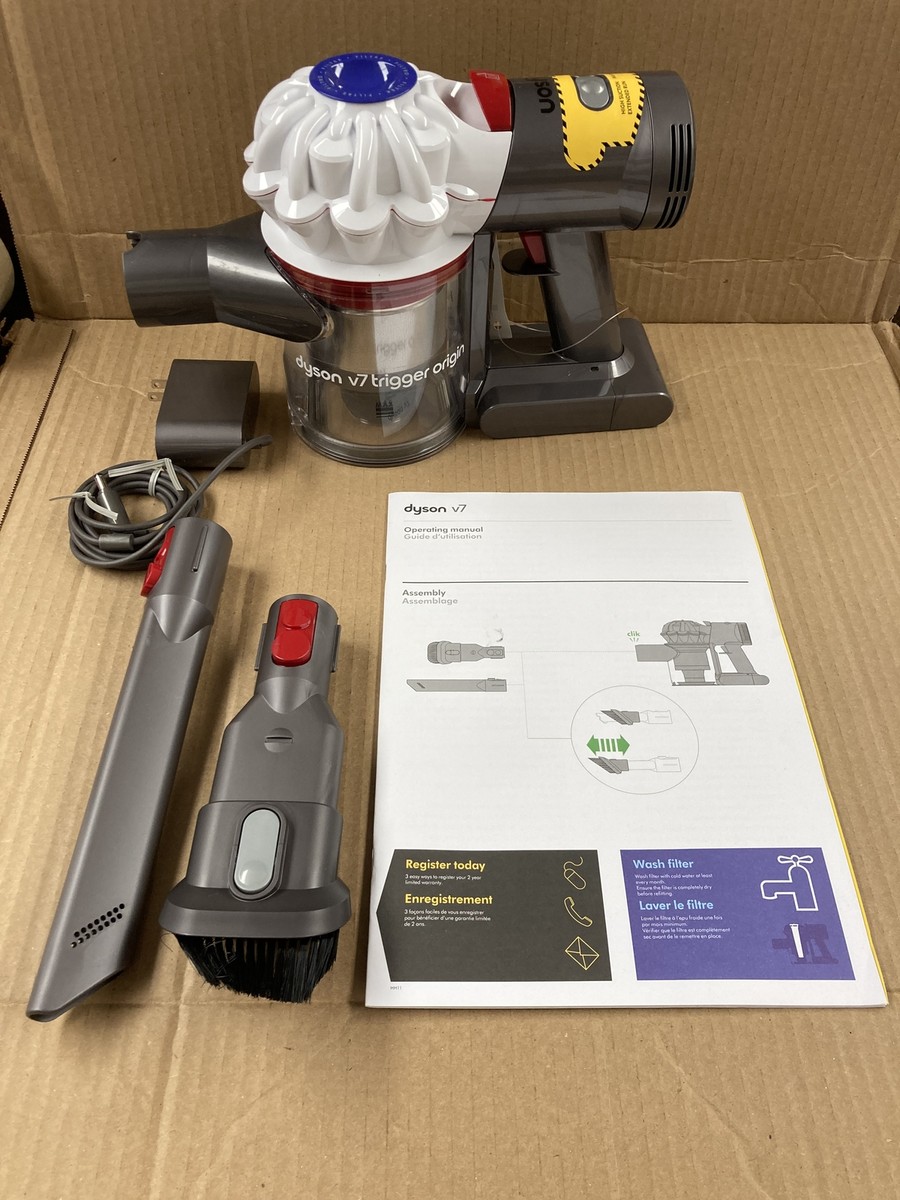Dyson V7 Trigger Origin Handheld Vacuum Cleaner - White / Iron