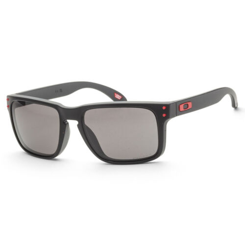 Oakley OO9102-U2 Holbrook Sunglasses Matte Black/Prizm Grey Lens 100% AUTHENTIC - Photo 1 sur 1
