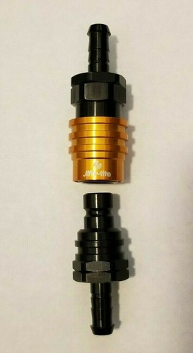 Jiffy-Tite 21506 and 22506 Quick Disconnect Valved Barbed Fittings -6 Push Lock