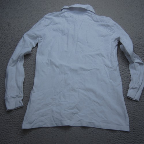 Ralph Lauren Polo Shirt Boys XL White Rugby Y2K Preppy Casual Classic Fit - Picture 10 of 11