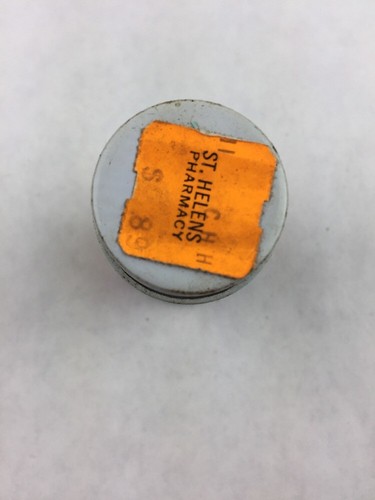 Vintage Pharmacy Hybec Forte Tablets Medicine Bottle 2.25" AmLab St Helens - Picture 4 of 5