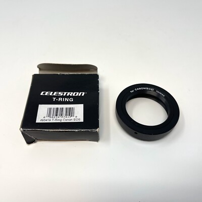 Celestron T-Ring Adapter for Canon EOS Cameras 93419 for Astrophotography