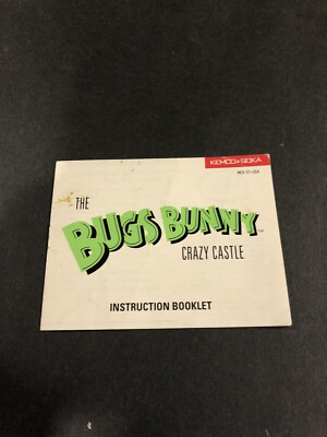 bugs bunny crazy castle Nes manual