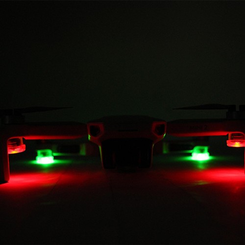 4XBlue Red Strobe Night Flashing LED Warning Light For Mavic Mini Air Autel Fimi - Picture 20 of 22