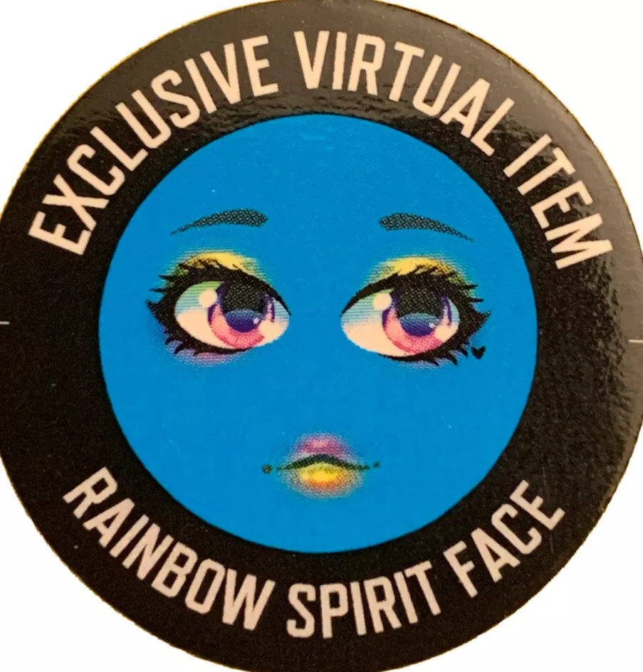 Roblox RAINBOW SPIRIT FACE exclusive virtual RARE CODE - IMMEDIATE delivery