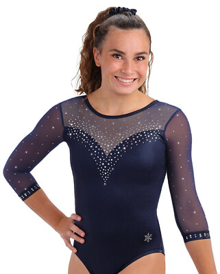 NEW! Finesse, Flare, Fusion Girls Gymnastics Competition Leotard