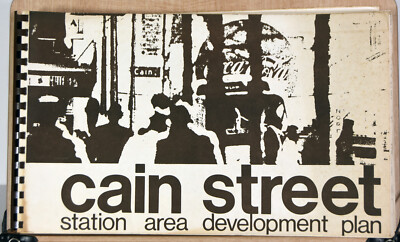 1975 Retro Book Architecture Planning Atlanta GA Cain Street Station Area Plan