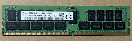 SKhynix 32GB 2Rx4 PC4-2400T-RB2-11, HMA84GR7AFR4N-UH TD AC 1721 Server RAM.