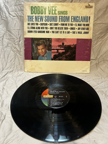 Bobby Vee The New Sound From England (Vinyl, 1964) Liberty LST-7352 VG+ LP Album - Picture 3 of 3