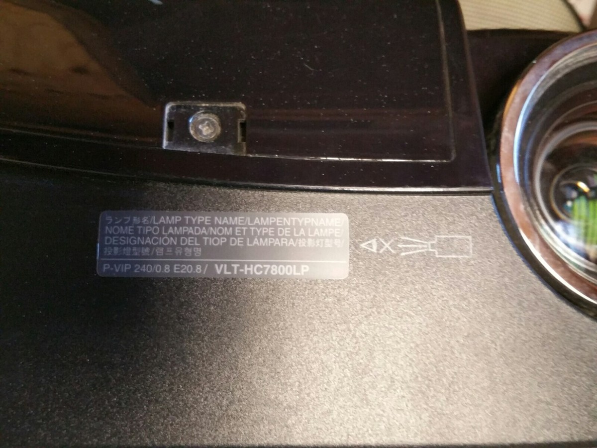 Mitsubishi HC7800D 1080P DLP Projector (Complete, Not Powering On