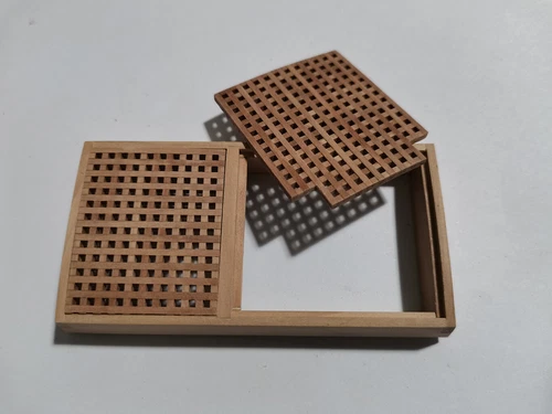 Ship Hatch Decking Panels Pear Wood 300 Mm-Wooden Ship Model Fittings- 5 Pcs