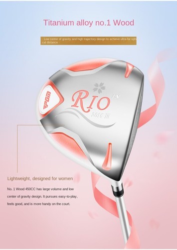 Golf Clubs Women's Drivers with Head Cover Titanium Alloy Head High Rebound - Picture 8 of 14