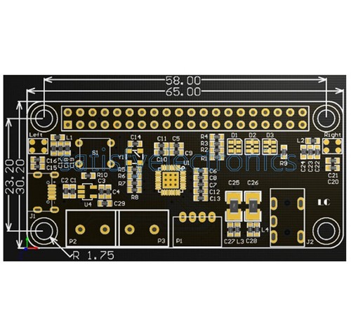NEW WM8960 Audio Decoder Module Shield For Raspberry Pi High Fidelity Sound Card - Picture 3 of 7