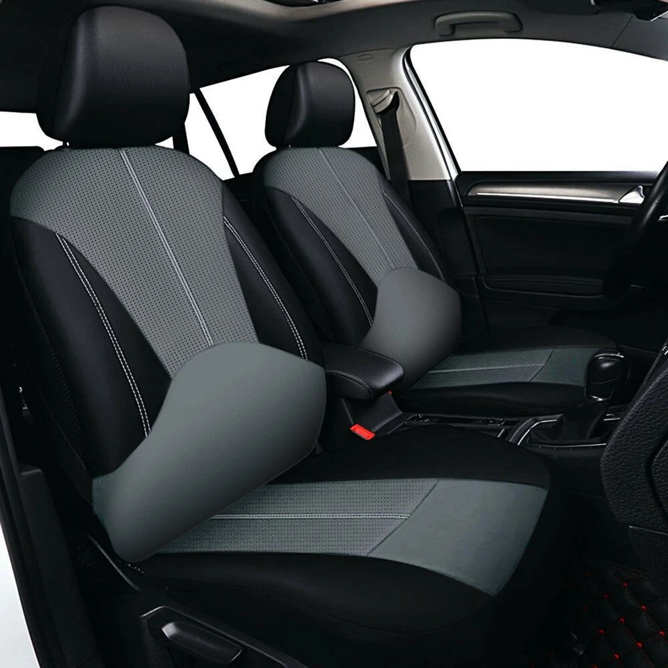 For Mitsubishi Triton Car Front Seat Covers Full Set Leather Cushion Protector - image 4 of 4