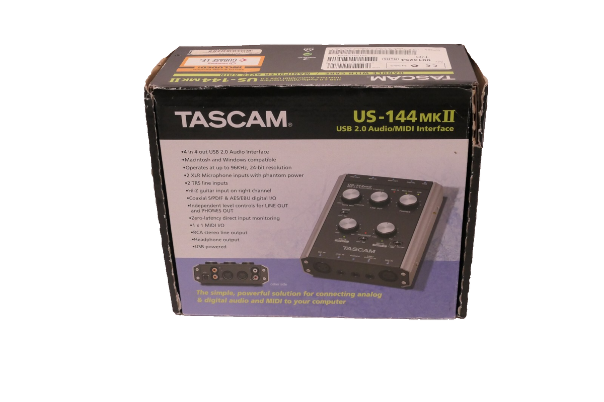 DTM・DAW TASCAM US144mk-2 US-144MKII | Bus-powered USB 2.0 audio interface | TASCAM