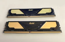 TEAMGROUP Elite+ plus DDR4 8GB Kit (2X4GB) 2133 (PC4 17000) Desktop Memory GOLD