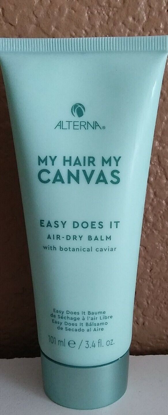 Alterna My Hair My Canvas Easy Does It Air Dry Balm, 3.4 oz with botanical.