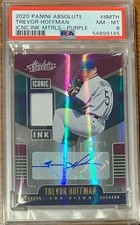 2020 Absol #IIMTH Trevor Hoffman Iconic Ink Purple #6/10 PSA 8 POP 1 none higher