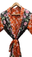 Pure Silk Shorts & Jacket Matching Set , Short Robe Duster & Knickers  STS1022