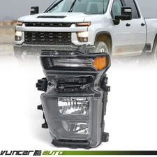 For 2020-2023 Chevy Silverado 2500HD 3500HD Halogen Headlight Headlamp Driver LH