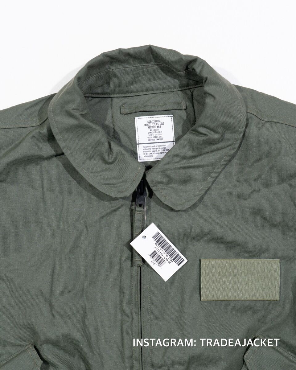 CWU-45/P COLD WEATHER FLYER'S JACKET NOMEX (MATTE) XX-LARGE CWU-45/P COLD WEATHER FLYER'S JACKET NOMEX (MATTE) XX-LARGE