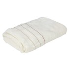 NEW Teixidors Zenit Plaid Linen Throw Rug Natural