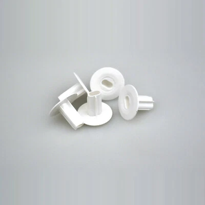 SSL 5 X White Twin Cable Tidy Hole Grommet / Bushes For Sky + HD Shotgun Coax Cable