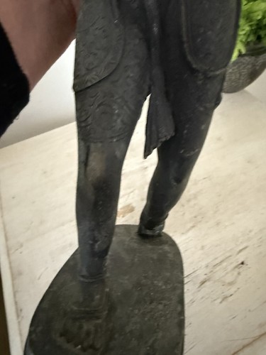 Antique Bronze Statue Parvati Shivakami Devi Goddess 17 “Very Fine Detailing - Picture 9 of 12