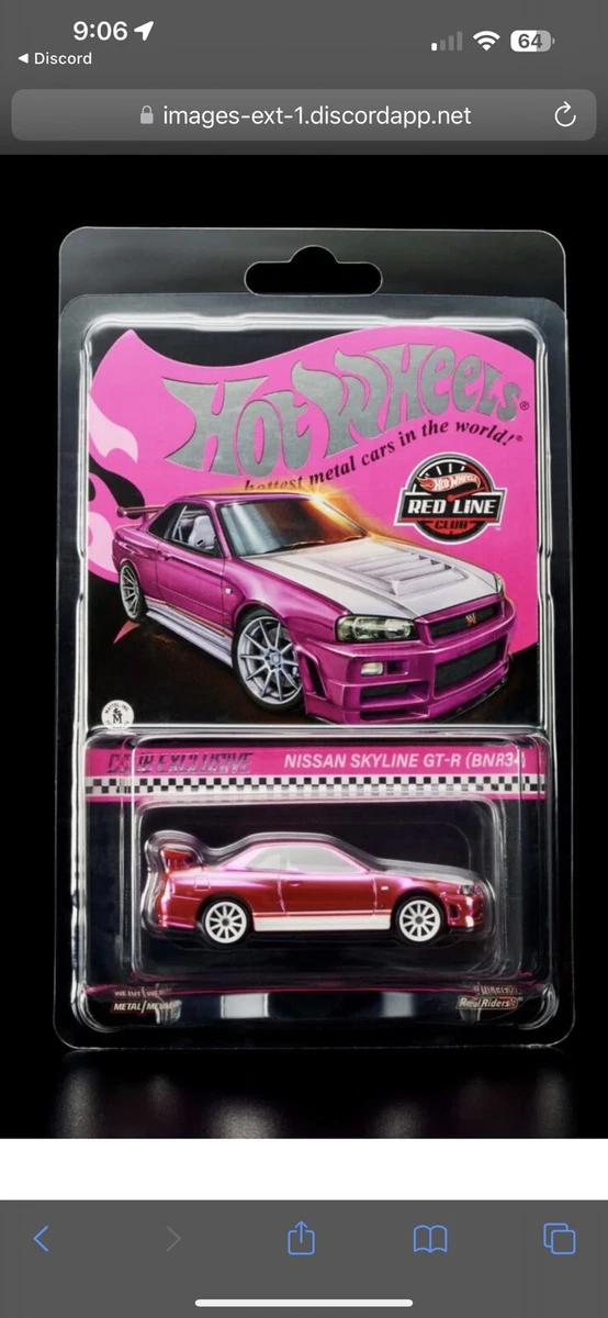 Hot Wheels 2023 RLC Exclusive Pink Editions Nissan Skyline GT-R 