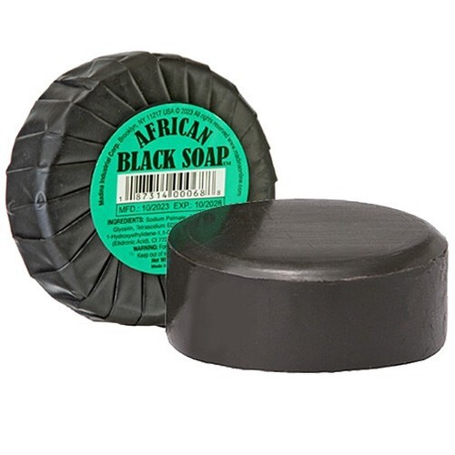 African Black Soap Shea Butter Aloe Vera Oatmeal Exfoliating Moisture 3 Bars - Picture 5 of 6