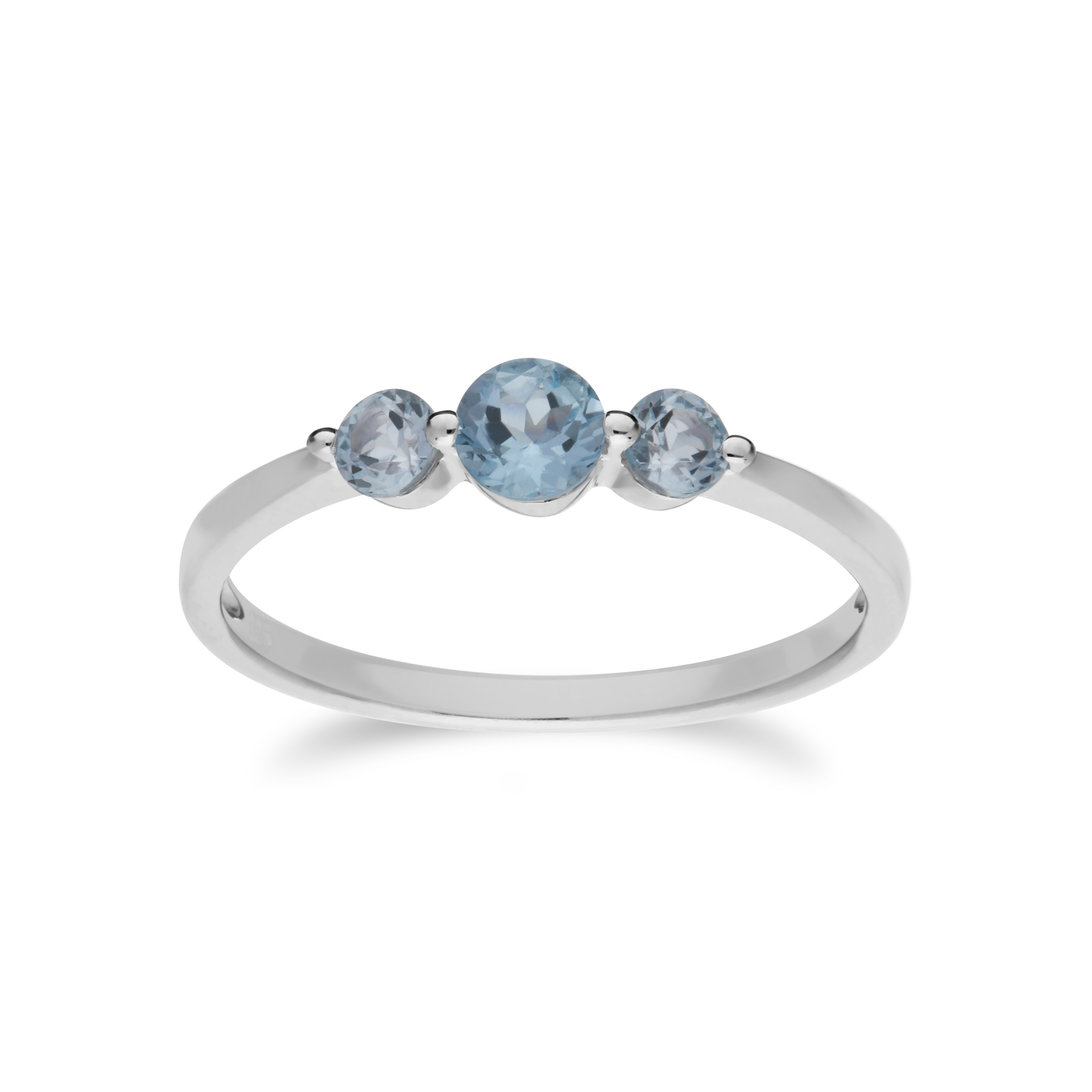 argentoo argentoo argentoo Sterling Tre Pietre Blu Topazio Anello rossoondo verde & 45cm Set Collana c7c623 argentoo argentoo argentoo Sterling Tre Pietre Blu Topazio Anello rossoondo verde & 45cm Set Collana c7c623