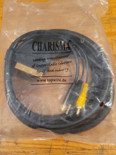 Cable péritel vers RCA AV jaune + jack stéréo 3,5 mm + S-Video - Picture 5 of 5