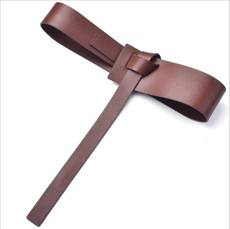 Damen.Leder.Taillengürtel.Breiter.Obi.Gürtel.Bindegürtel.Hüftgürtel.aus.Italien - Bild 4 von 4