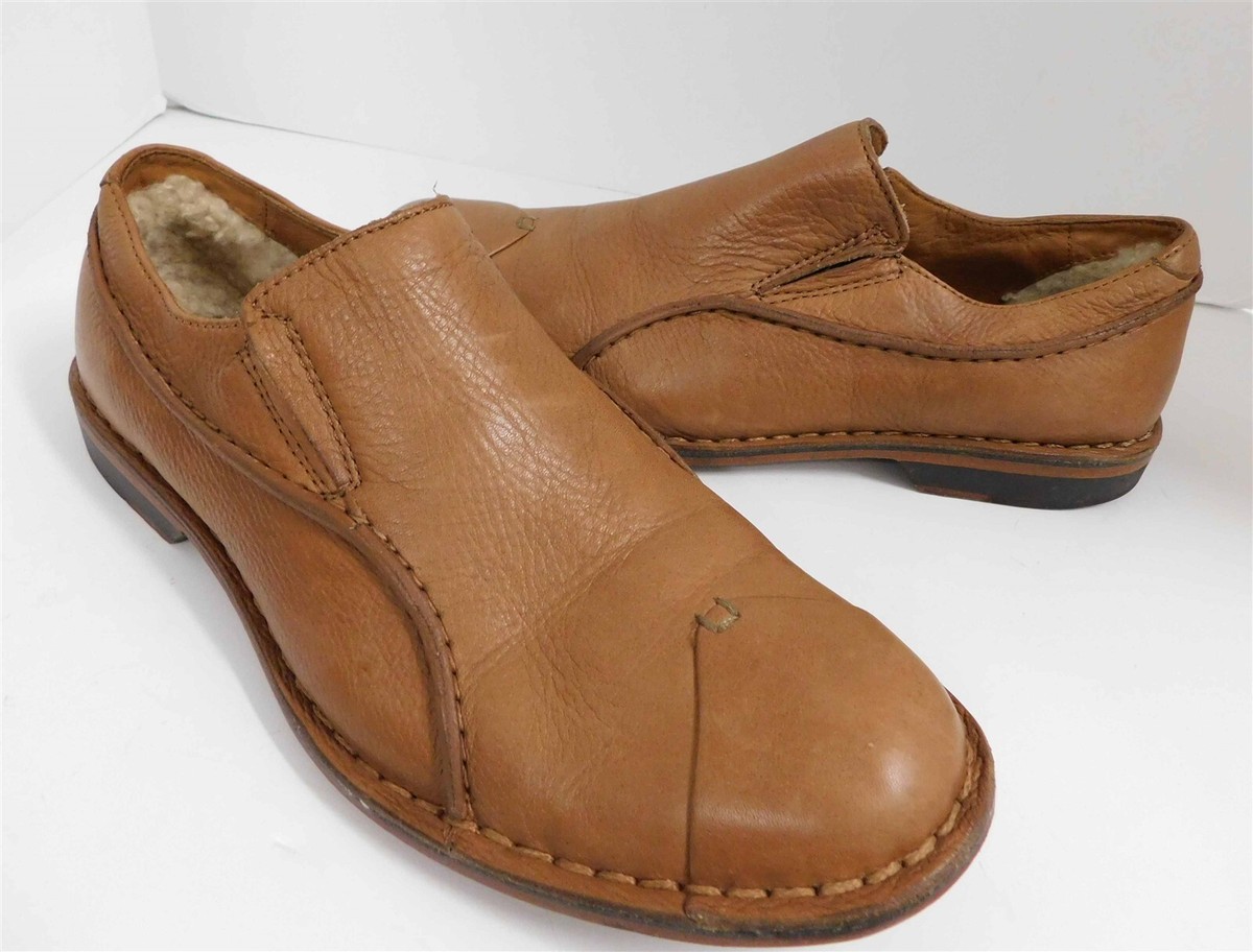 UGG 5629 Brown Tan Leather Slip-on Loafers sz 10.5 M | eBay