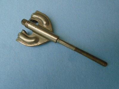 (1) VINTAGE SLINGERLAND RADIO KING BASS DRUM KEY TENSION ROD&CLAW-NICKEL-VG!
