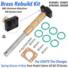 Rebuild Kit For COATS Tire Changer Spring Driven 4Way Foot Pedal Valves 8183691