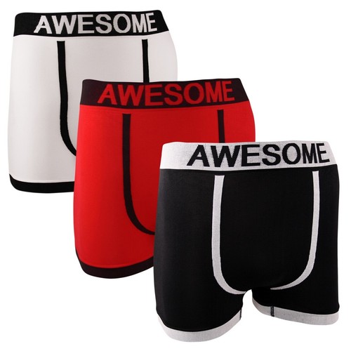 KIDS Awesome Novelty Boxer Shorts Set Trunks Underwear APPX - 3/5 6/8 9/12 year - Picture 4 of 5