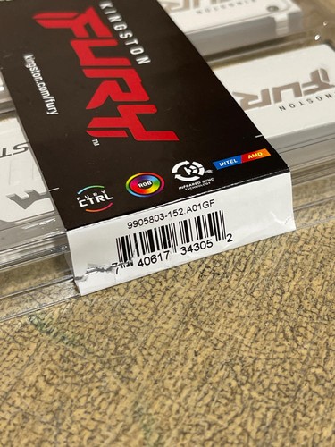 Kingston Fury Beast White RGB 32GB (2x16GB) 6400MT/s DDR5 CL32 KF564C32BWAK2-32 - Picture 2 of 4