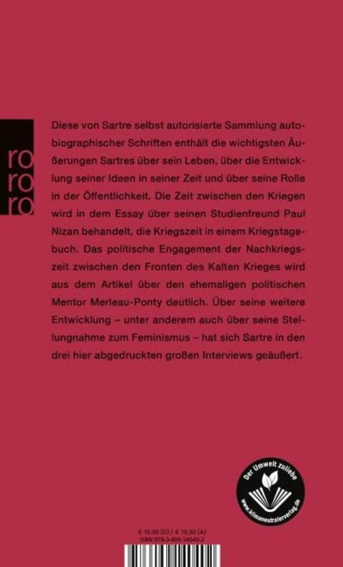 Thumbnail - Sartre Über Sartre Jean-paul Sartre