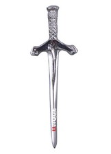 Men s Scottish Highland Bagpipe Design Kilt Pin Chrome Finish 4 Long