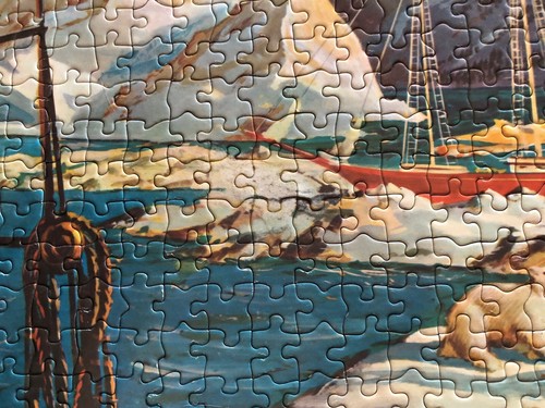 Vtg 1963 Milton Bradley 1500 Pc York Puzzle, Midnight Sun, Missing 1 Pc - Picture 11 of 11