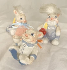3 Dreamsicles 1991 Cast Art KRISTIN Easter Holiday Rabbit Bunny Figurine