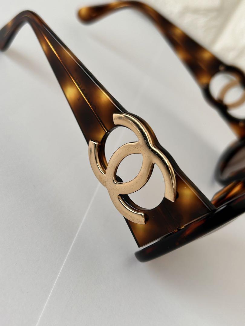 CHANEL Chanel Sunglasses Coco Mark CC Logo Tortoise Shell