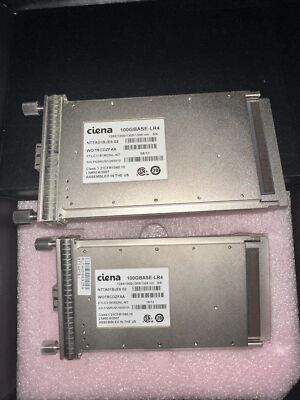 2 Ciena 100GBASE-LR4 CFP Genuine Authentic Shipping Telecom