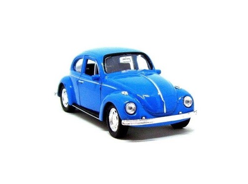 VOLKSWAGEN BEETLE (HARD TOP) BLUE WELLY 1:38 DIECAST CAR COLLECTOR'S MODEL, NEW - Picture 7 of 12