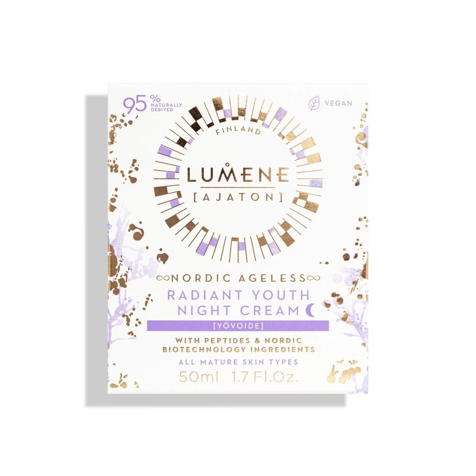 Lumene Nordic Ageless [Ajaton] Radiant Youth Night Cream 50 ml / 1.7 Fl.Oz. - Image 4 of 4